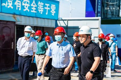 與阜陽共質造！2022年“質量月”走進旭輝雙清江來，點贊房地產開發新標桿